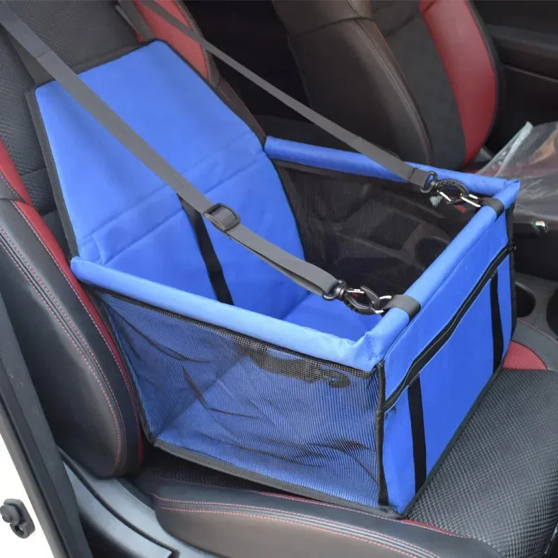 Waterproof Dog Car Seat Cover with Mesh Window