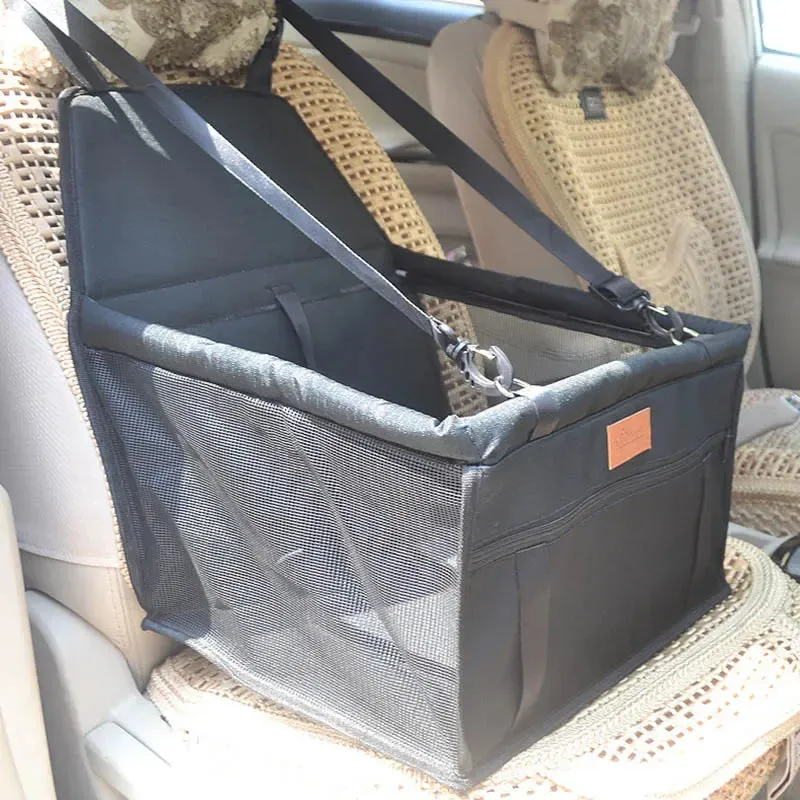 Waterproof Dog Car Seat Cover with Mesh Window