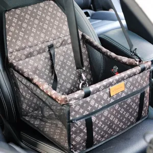 Waterproof Dog Car Seat Cover with Mesh Window