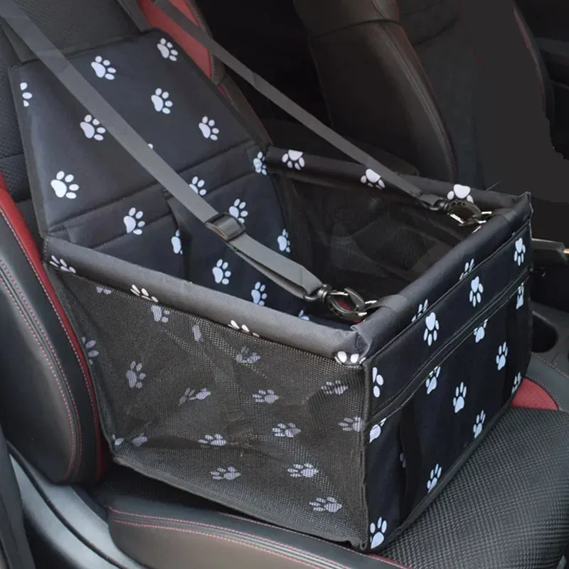 Waterproof Dog Car Seat Cover with Mesh Window