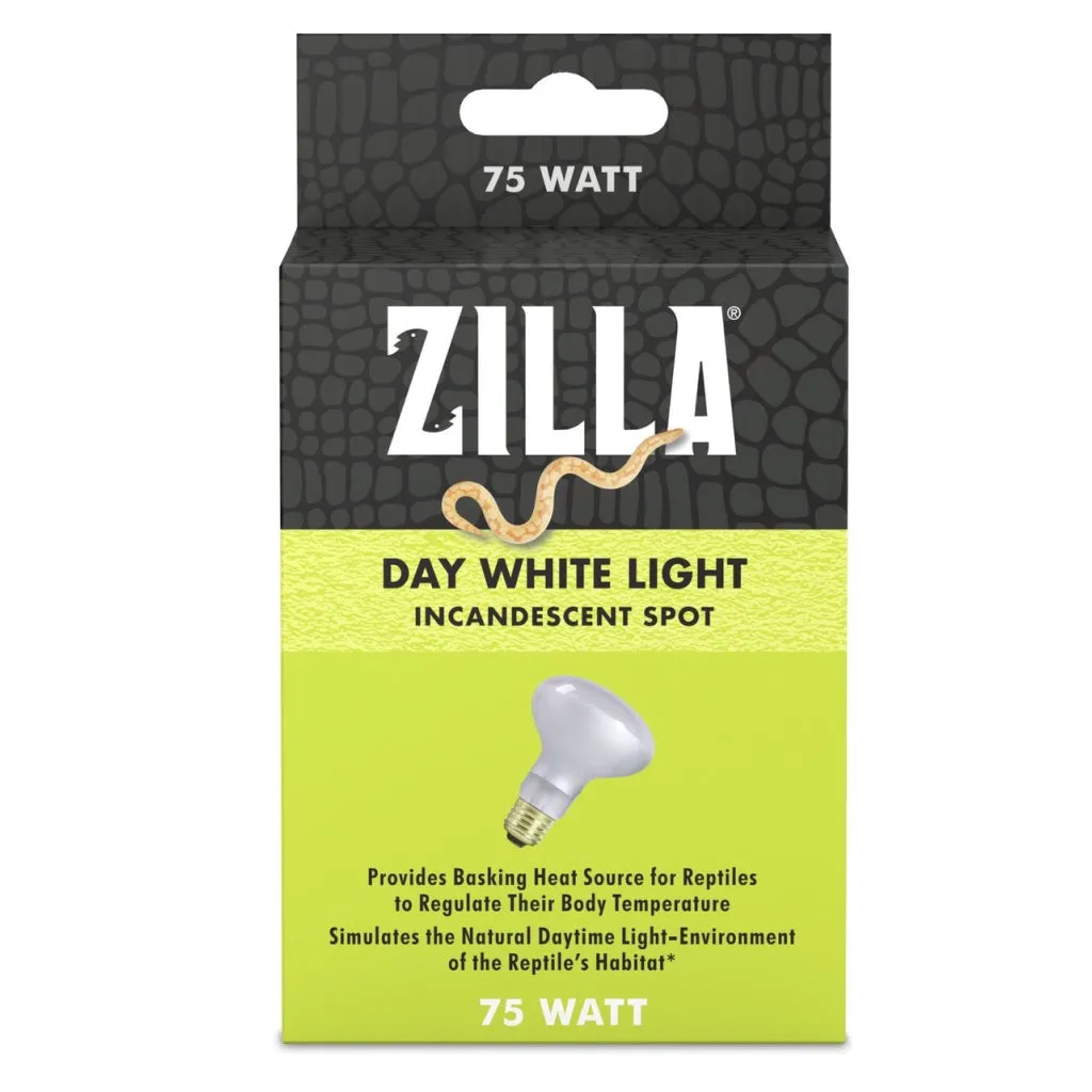 Zilla Day White Incandescent Spot Bulb for Reptiles