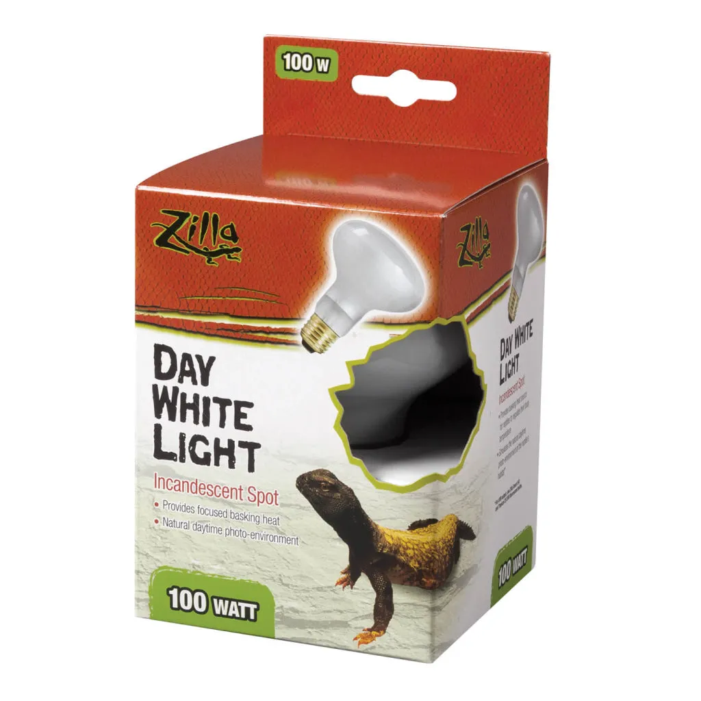 Zilla Day White Incandescent Spot Bulb for Reptiles