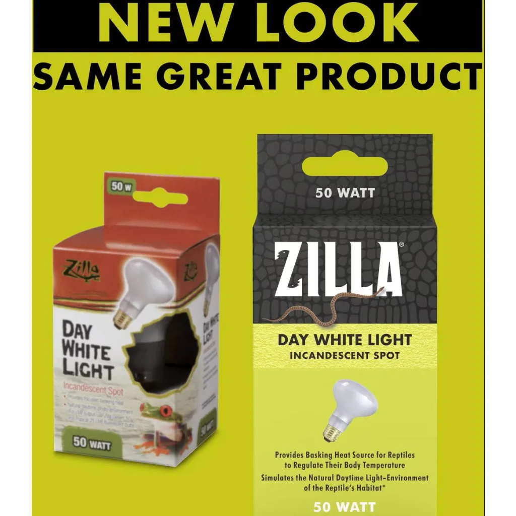 Zilla Day White Incandescent Spot Bulb for Reptiles